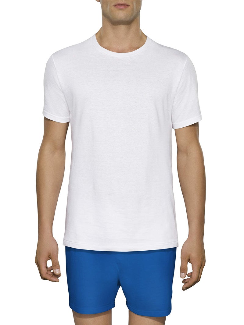 Fruit of the Loom Men's Tall 3 Pack Man White Crew, White, 3XT(XXX-Large Tall ) - Image 2